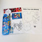 Mickey mouse inspired Activity pack Personalised - Children's Activity Pack Pre-Filled Party Bag